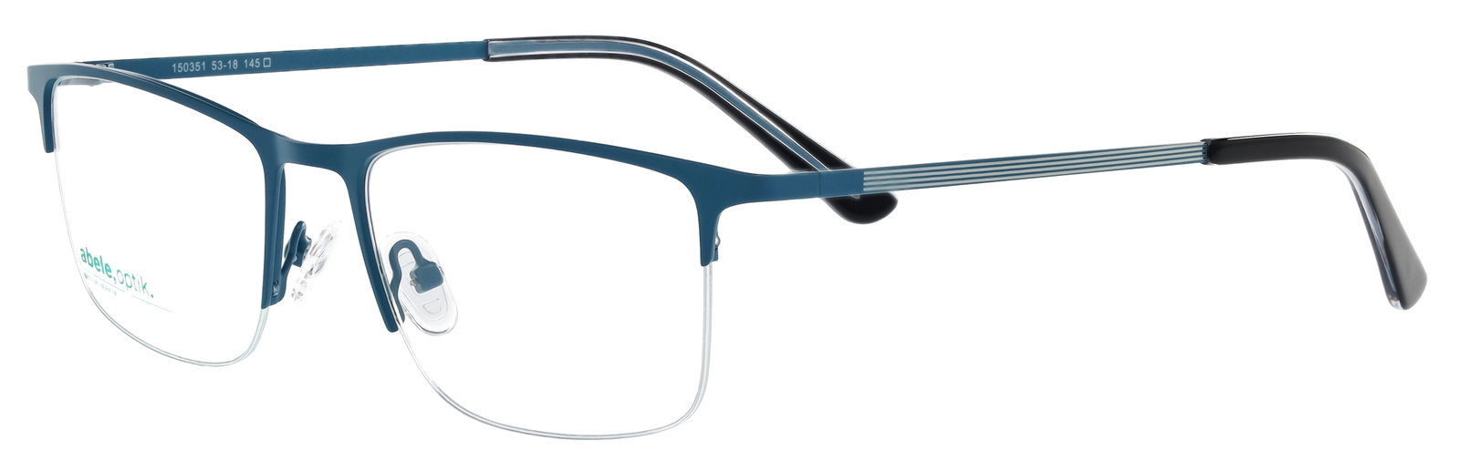abele optik Brille blau matt für Herren 150351